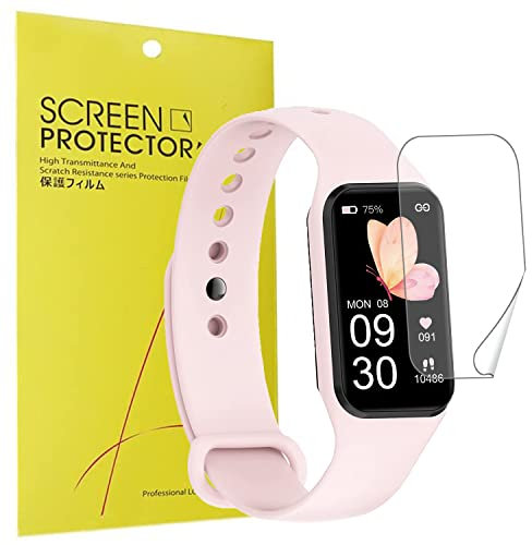 Blueshaweu Schutzfolie Kompatibel für IOWODO R1 Smartwatch, HD klar Flexible TPU Displayschutzfolie für IOWODO R1 Smartwatch (6 Pack)