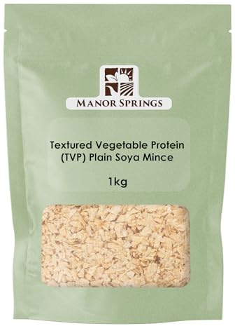Textured Vegetable Protein (TVP) – Plain SOYA Mince 1kg by Manor Springs