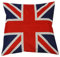 Droagoct Kissen Britischen Union Jack mit Flagge Zeichnung Kissen