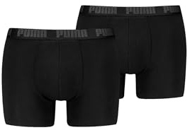 PUMA Boxer Boxershorts Men Herren Everyday Unterhose Unterwäsche 2er Pack, Farbe:Black/Phantom, Bekleidungsgröße:S