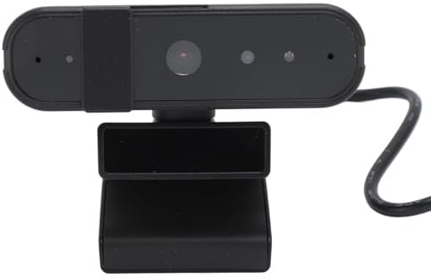 Yanmis Laptop-Webcam, Full HD 1080P USB-Webcam, Gesichtserkennungs-Webcam, 120 Grad Breite USB-PC-Webcam mit Privater Abdeckung für Win 10 11
