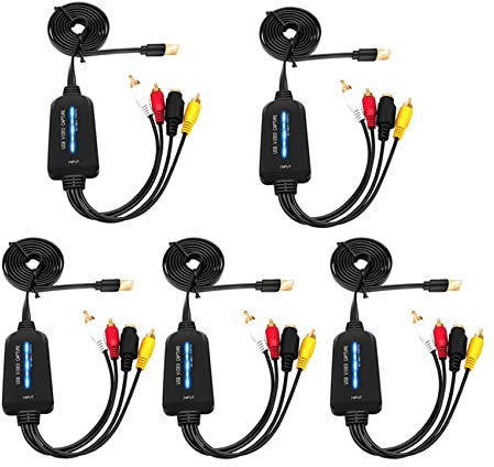 Epodmalx 5X USB 2.0 Video Aufnahme Karte EIN Kanalige USB Aufnahme Karte AV Aufnahme Gerät Laufwerks Freier Digitaler Konverter
