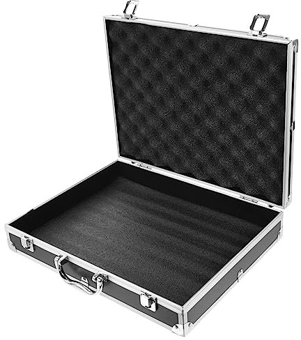 WHAMVOX Große Kapazität Aluminium Werkzeugkasten Aluminiumlegierung Medizinbox Home Storage