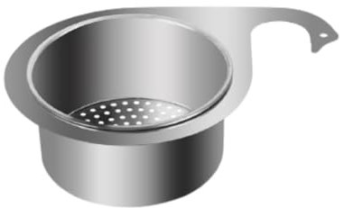 Passoire de cuisine en inox, 2025 New Panier à Filtre en Acier Inoxydable en Forme de Cygne pour Évier, Passoire d'angle pour Fruits Et Légumes (1PCS)