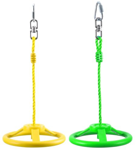 PELLOR Kids Monkey Bars, Kids Gymnastic Rings, Multifunctional Gym Rings, Backyard Playground Play Sets for Obstacle Ring, Trapeze Bar, Monkey Bars Climbing Frame, Climbing Ring Training