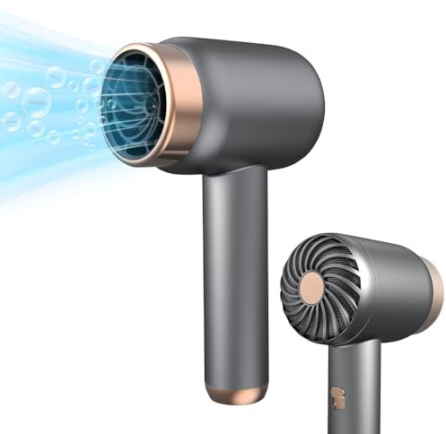 AVCXEC Kabelloser Haartrockner, 1000W Akku Föhn, Tragbarer Haartrockner, Akku Föhn Kabellos, Batterie Reisefön, Wiederaufladbarer Haartrockner für Frauen Männer, Ionen Föhn für den Schlafsaal zu Hause
