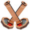 KOMBIUDA 2St rotierendes Kaleidoskop Lernspielzeug tragbares Kaleidoskop-Kit funnytoys Funny Toys holzkit spielzeuge Kaleidoskop aus Holz tragbares Kaleidoskop-Spielzeug hölzern Brown