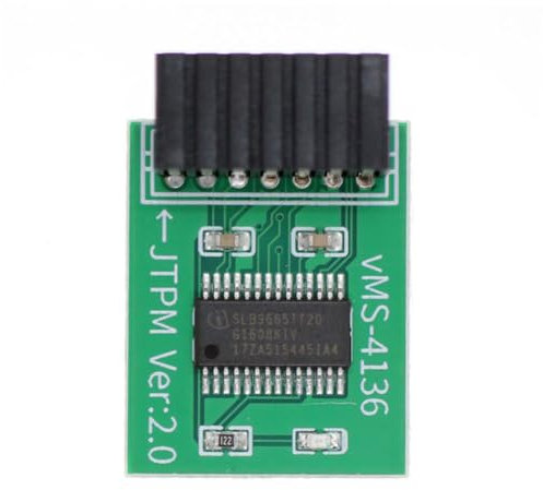 CRGANGZY TPM 2.0 Module 12/14/18/20PIN Encryption Board Remote Card Encryption Module Remote Card Replacement for ASUS ASRock MSI ASRock GIGABYTE LPC (MSI LPC-14PIN)