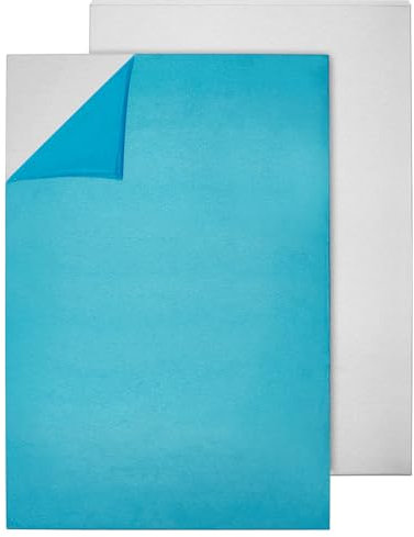 BENECREAT 2PCS 30x20cm Aluminium Panel Plate with Protective Film, 2mm Silver Aluminium Practice Sheets for Jewelry Making Hand Stamping Embossing