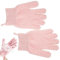 Gants de toilette pour douche, gants exfoliants élastiques à cinq doigts | Accessoires de bain flexibles lavables pour le dos, le visage, les mains, les jambes, les aisselles