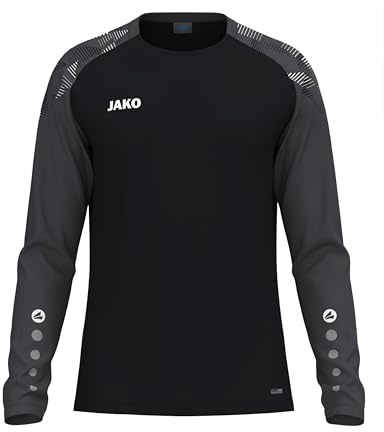 JAKO Sweat Sonic – Atmungsaktives Sport- & Freizeit-Sweatshirt Herren & Damen mit stylischem Design, aus recyceltem Polyester
