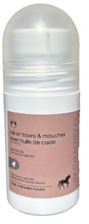 NATURACHEVAL – Roll-on Anti Mouches Cheval Naturel – Protection Yeux & Zones sensibles – Anti taons & Insectes – avec ou sans Huile de Cade – 65 ML (avec Huile de Cade (efficacité renforcée))