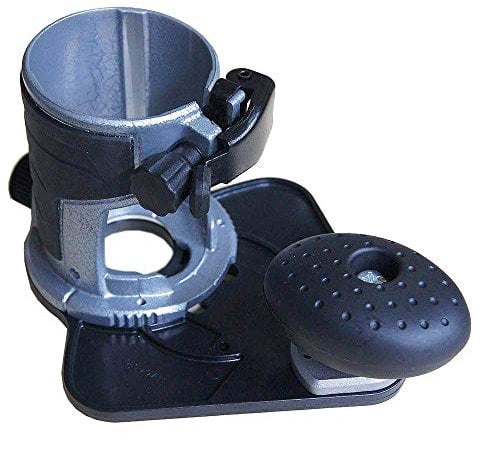 KATSU Base a Tuffo per Rifinitore, Trimmer Router Offset Base, Regolabile Complesso della base del Rifilatore per Katsu Makita Fresatrici per Legno Elettriche