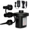 Electric Pump for Inflatables Electric Air Pump, 240V AC/12V DC (Home/Car), 3 Nozzles, Quick Inflate/Deflate, for Air Mattress Air Bed Swimming Ring Inflatable Boat Sofa