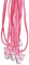 Unbekannt 20pcs Mini Schnuller Halskette Mitgebsel Geschenk für Taufe Babyshower Babyparty Hochzeit Kinder Geburtstag Party - Rosa