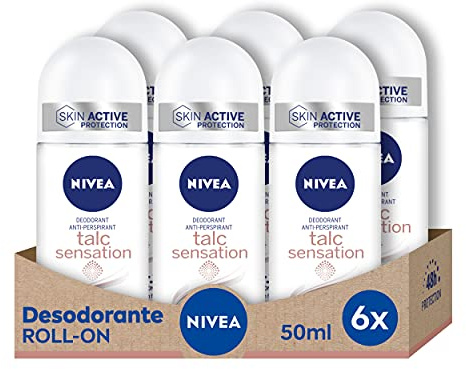 Nivea Nivea Roll-on Talc Sensation – 50 ml – Pack of 6