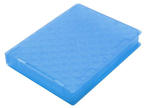 Ogquaton Disque dur SATA IDE 2,5 pouces Boîtier SSD pour boîtier de disque dur externe Boîtier de protection antistatique - Bleu Rentable et de bonne qualité