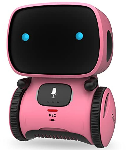 GILOBABY Interactive Smart Robot for Kids Age 3+, Intelligent Children's Robotic Toy, Voice Control & Touch Sense, Dance, Sing, Walk, Record & Speak Like You