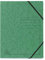 Exacompta 555413E 5er Pack Premium Eckspanner-Mappe. Made in Germany. Aus extra starkem Colorspan-Karton DIN A4 mit 2 Gummizügen Sammelmappe Dokumentenmappe ideal für Büro und Schule grün