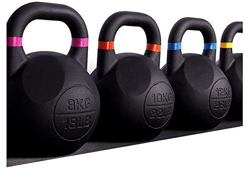 Kettlebells AGYH Gusseisen, Matte Anti-Rutsch-Griffe, Verwendet for Core Training In Muskeltraining, Krafttraining, Gewichtsbereich, 12kg / 16kg / 20kg / 24kg (Size : 16kg/35.2lb)