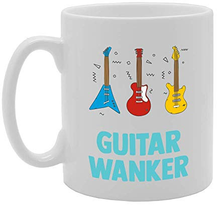 Coralgraph Inc MG4706 Guitar Wanker Novelty Gift Printed Tea Coffee Ceramic Mug