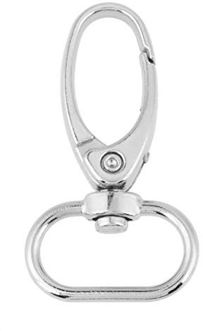 20 Stück Karabiner Schlüsselanhänger, Karabinerhaken Mit Drehgelenk, Schlüsselanhänger Zum Basteln, Schlüsselringe Karabiner, Schwenker Schlüsselring Verschluss Schwenk 360° Drehbar Karabinerhaken