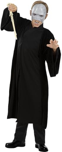 Funidelia | Voldemort Kostüm - Harry Potter für Jungen, Zauberer, Hogwarts - Kostüme für Kinder & Verkleidung für Partys, Karneval & Halloween - Schwarz