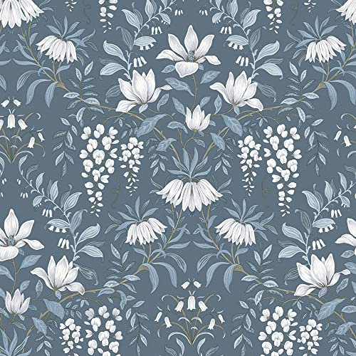 Laura Ashley Parterre Dark Seaspray Tapete
