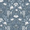 Laura Ashley Parterre Dark Seaspray Tapete