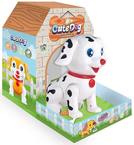 YSAMAX Electric Robot Dog With Music And, Light Interactive Educational Toys, Colorful Safety Buckle Pets, Battery Operated Puppy Dog, Gift Idea For Kids