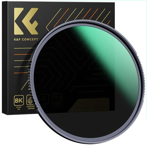 K&F Concept Nano-X Serie ND64 Filter(6 Blendenstufen) 52MM Slim Fester Graufilter