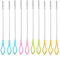 10 Pieces Extra Long Bottle Brush Baby Bottle Brush Straw Cleaning Brush Straw Cleaner Suitable for Water Cups, Test Tubes Baby Bottles Funnel Teapot Nozzle Keyboard Bottle Brushes for Cleaning