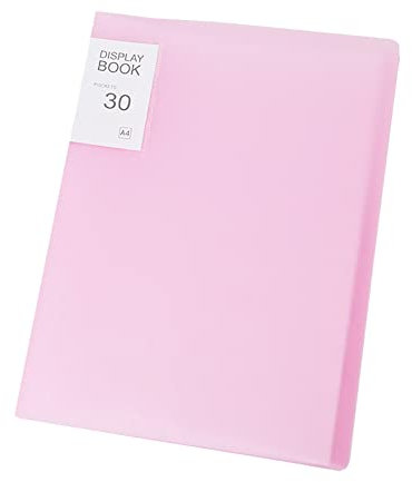 A4 Diamond Art Storage Book for Diamond Pictures Kits Clear Pockets Slevees Protectors 30 Pages Diamond Art Presentation Portfolio Folder for Artwork