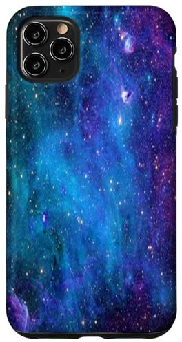 Nebula Galaxy Space Pattern Universe Star Cosmic Blue Purple Case for iPhone 11 Pro Max