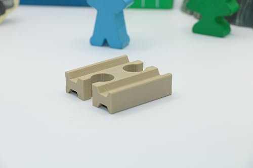 RERA TOYS Verbindungsstücke (W-W) für Holzeisenbahn (6 Stück)