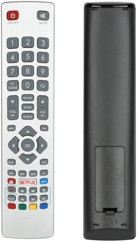 Telecomando SHWRMC0120 SHW/RMC/0120 Compatibile Con Sharp Aquos HD Smart TV LC-40UI7252E LC-43UI7252E LC-49UI7252E LC-50UI7222E LC-50UI7252E Sostituzione Controllore Con YouTube NETFLIX NET+ Pulsanti
