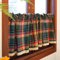 LNGFSH Scheibengardinen Gardine Kurzstores Grün Baumwoll Kariert Kurzvorhang Kurzgardinen Küchengardine Küchenvorhang Küche Vorhang Fenster Kurz Stores Bistrogardine (Grün,BxH 140x40cm)