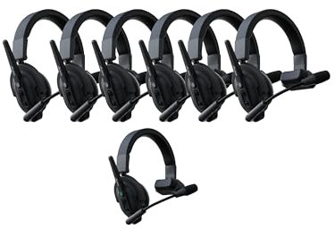Accsoon - Como - Enthält EIN Host-Headset und Sechs Remote-Headsets - Ergonomisches Design - 400 Meter Reichweite
