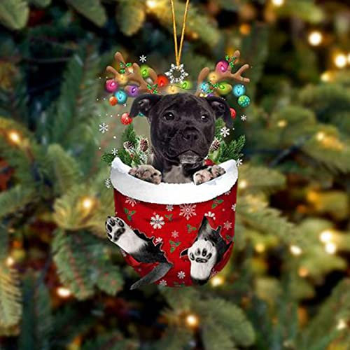 Christmas Ornaments Xmas Decorations Funny Christmas Tree Decorations Suitable Dogs - Gifts Dog Lovers - Christmas Decorations - Lovely Stockings Dog Christmas Tree Xmas Gift