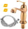 Mircube Bathroom Basin Faucet Antique Brass Mixer Solid Copper Luxury Europe Style Tap Taps