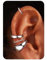 Ear Cuff Set für Damen Ohne Piercing - 4 Paar 14K Goldbeschichtete Ohrklemmen Fake Helix Nicht Verblassend Knorpel Ohrringe für Ungepiercte,Verstellbare Ohrmanschetten in Geschenkbox Silber-Schick