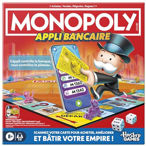 Monopoly Appli bancaire, Jeu de Plateau - Version Française