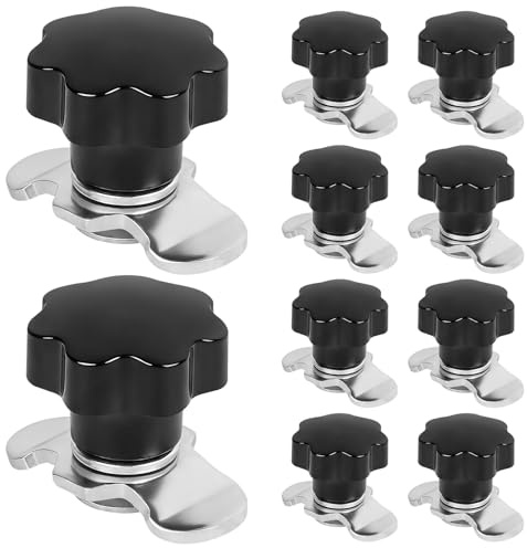 Schraubfitting M8x20MM Airlineschiene Zubehör Airline Fitting Airlineverschraubung Set 10 Stück (M8x20mm-10pcs)