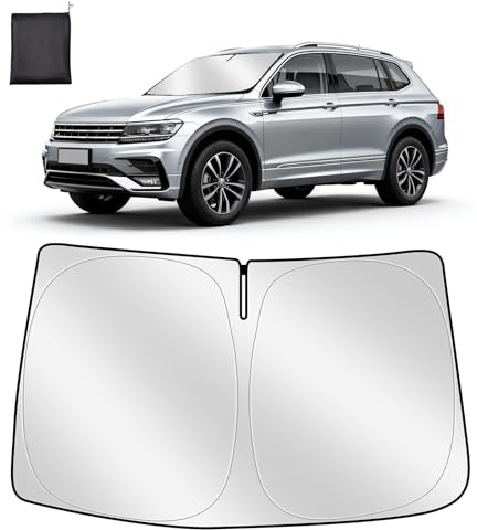 ZATOOTO Parasol para Seat Leon 2014-2018, Parasol Coche Delantero Plegable | Ajuste EspecíFico Para El VehíCulo, Bloqueo De Rayos Uv, Aislamiento TéRmico, Montaje Sencillo, Camping, Duradero