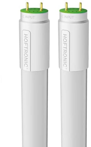 HOFTRONIC - 2er Set LED Röhre 120cm - 18 Watt 2880 Lumen (160lm/W) - Super Bright - 4000K Neutralweiß - Ersetzt 96W (96W/840) Leuchtstoffröhre - Flimmerfrei - Neonröhre - LED Tube Inkl. Dummy Starter