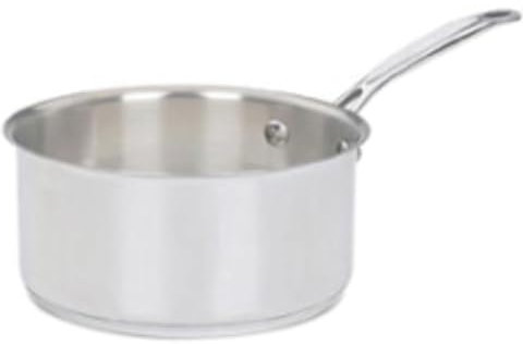 Cuisinart Chef's-Classic-Stainless-Cookware-Collection, Stainless Steel, 3-Quart