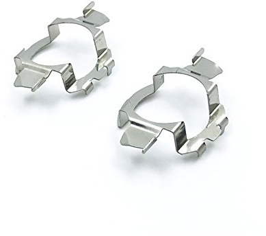 SOCAL-LED 2x H7 LED Headlight Bulb Retainers Holder Adapter for Mercedes-Benz (T04)