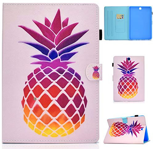 Etui Samsung Galaxy Tab A 9.7 inch SM-T550/T555 - Ultra Mince Coque Housse de Protection avec Support Fonction et Document Poche pour Carte pour Samsung Galaxy Tab A 9.7 Tablet