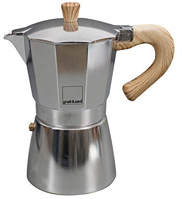 Gnali & Zani VEZ009/IND Espressokocher, Aluminium, alu