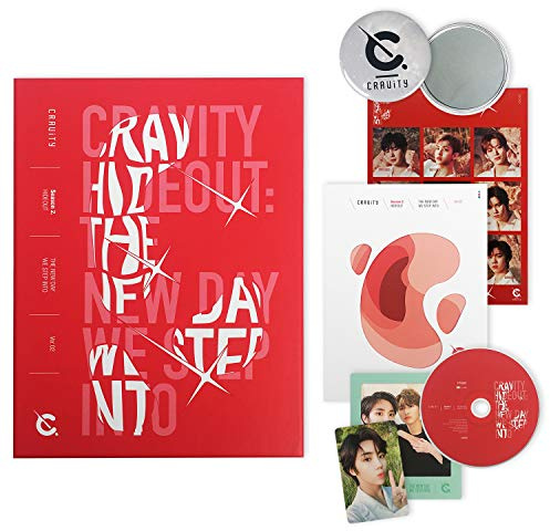 CRAVITY Season2. Album - HIDEOUT : The New Day We Step Into [ Ver. 2 ] CD + Photobook + Photo Cards + Sticker + FREE GIFT / K-POP Sealed